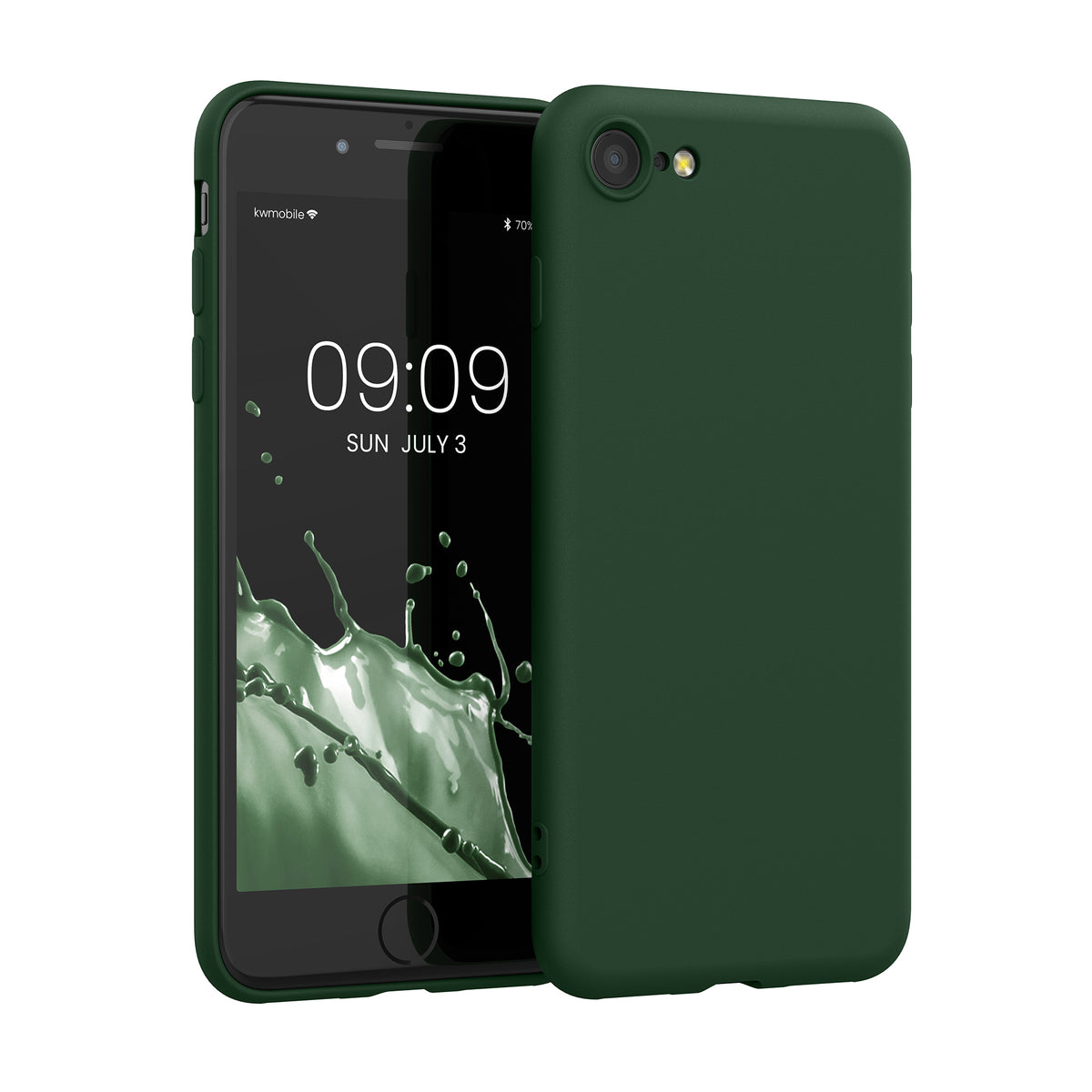 kwmobile Phone Case for iPhone SE 2022 / iPhone SE 2020 / iPhone 8 / iPhone 7, Protective Cover for Wireless Charging - Case