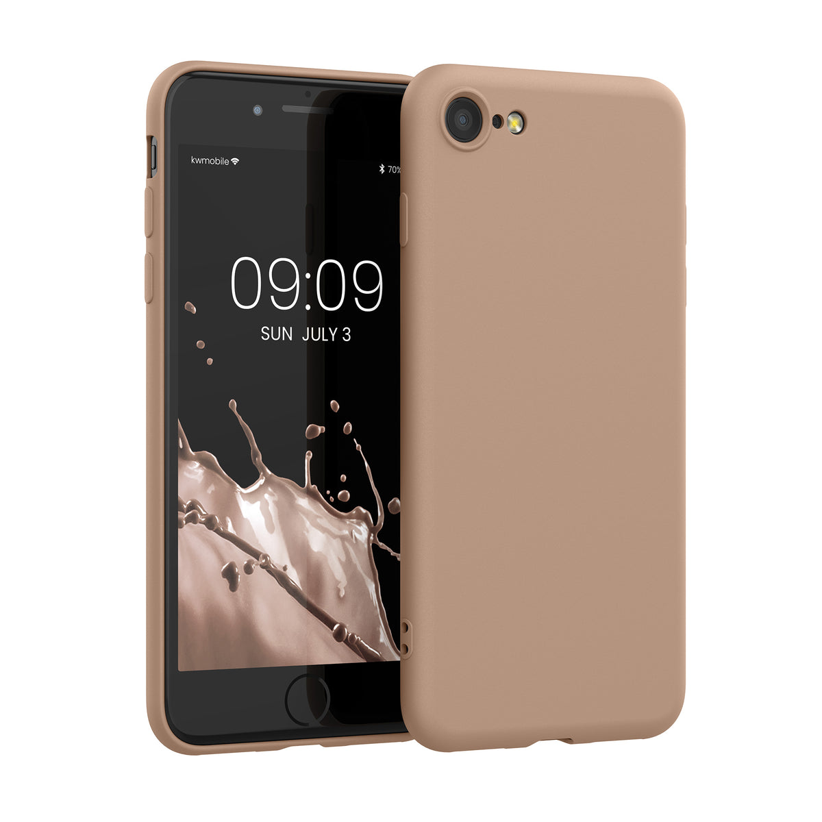 kwmobile Phone Case for iPhone SE 2022 / iPhone SE 2020 / iPhone 8 / iPhone 7, Protective Cover for Wireless Charging - Case