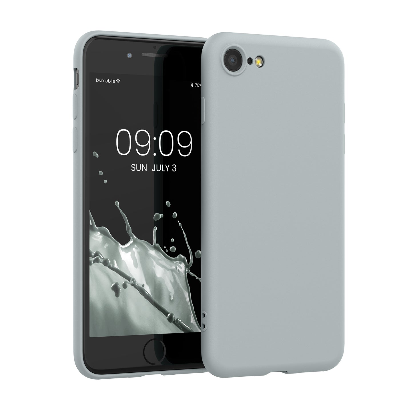 kwmobile Phone Case for iPhone SE 2022 / iPhone SE 2020 / iPhone 8 / iPhone 7, Protective Cover for Wireless Charging - Case