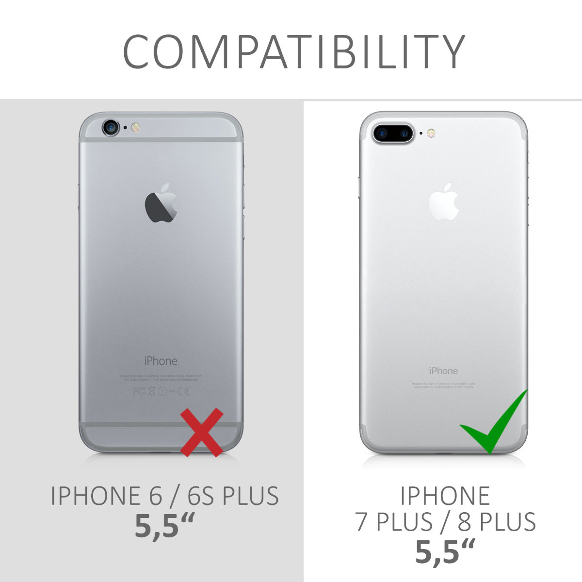 iPhone 7 Plus / iPhone 8 Plus Rubberized Phone Case