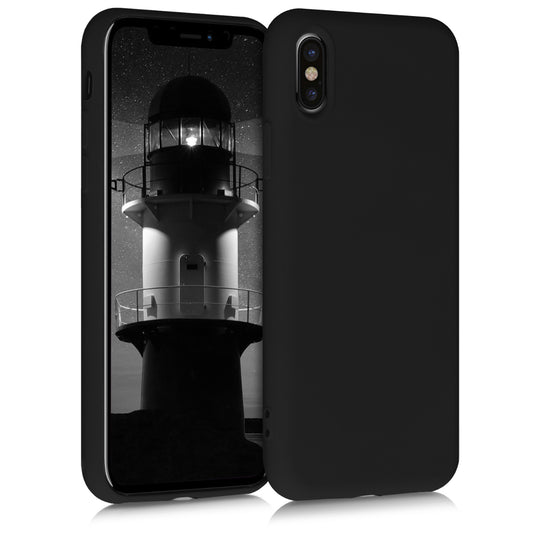 kwmobile Case Compatible with Apple iPhone X Cover Protective Case for Wireless Charging