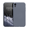 kwmobile Case Compatible with Apple iPhone XR - Rubberized Silicone Phone Cover - Wireless Charging Protective Case - Cover