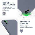kwmobile Case Compatible with Apple iPhone XR - Rubberized Silicone Phone Cover - Wireless Charging Protective Case - Cover