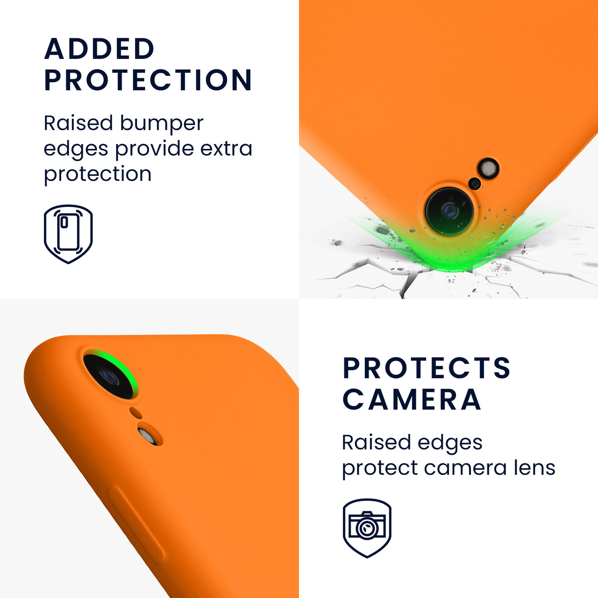 kwmobile Case Compatible with Apple iPhone XR - Rubberized Silicone Phone Cover - Wireless Charging Protective Case - Cover