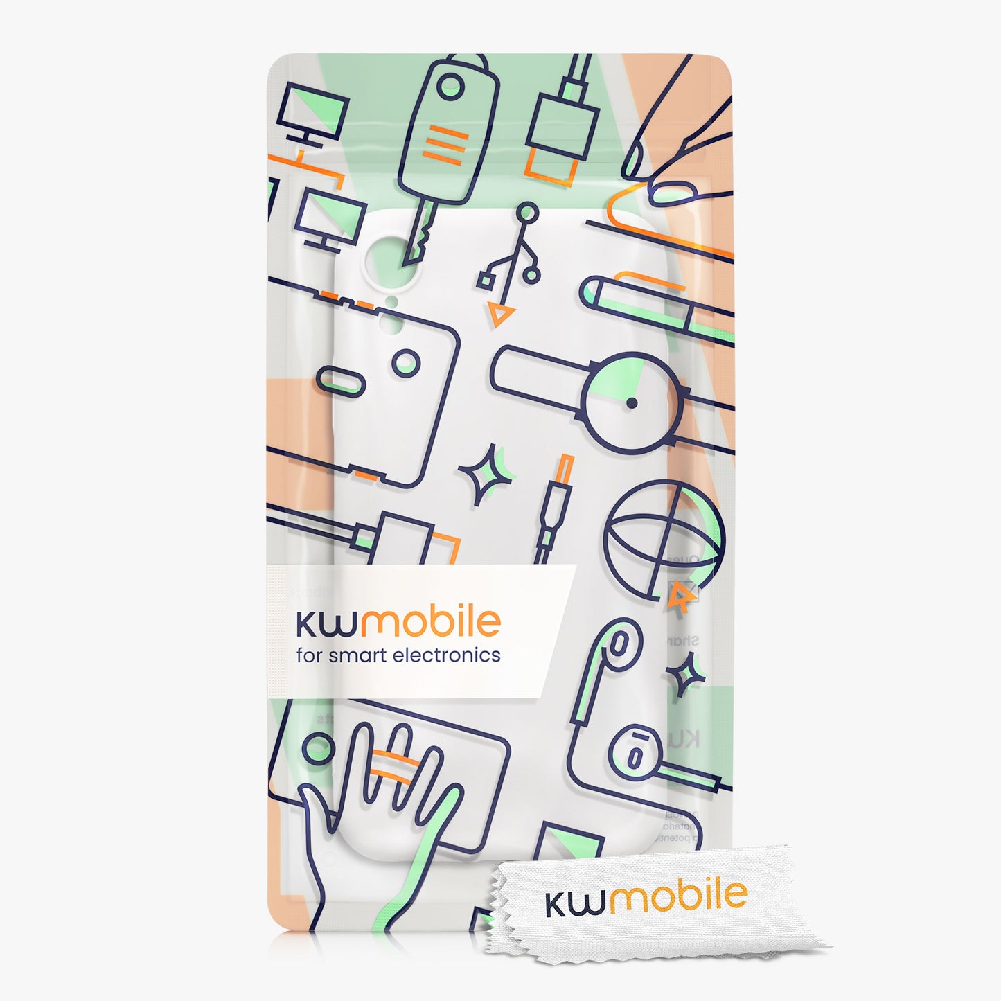 kwmobile Case Compatible with Apple iPhone XR - Rubberized Silicone Phone Cover - Wireless Charging Protective Case - Cover