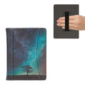 kwmobile Flip Hülle kompatibel mit Kobo Aura H2O Edition 2 - Vorderfach Handschlaufe - Blau - Hüllen