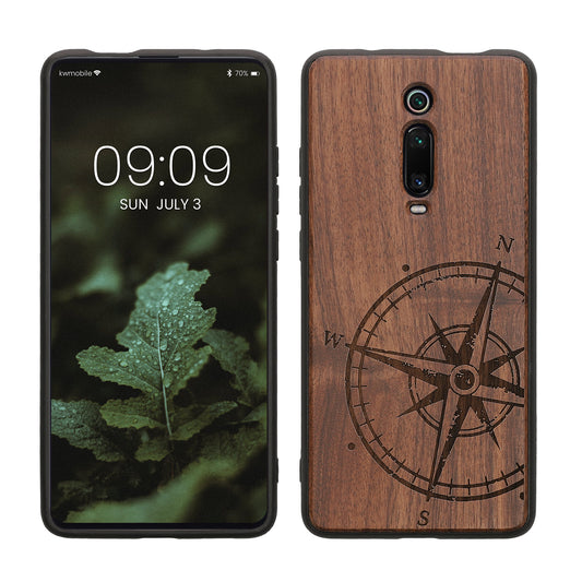 kwmobile Case Compatible with Xiaomi Mi 9T (Pro) / Redmi K20 (Pro) Cover Phone Case TPU Compass Vintage