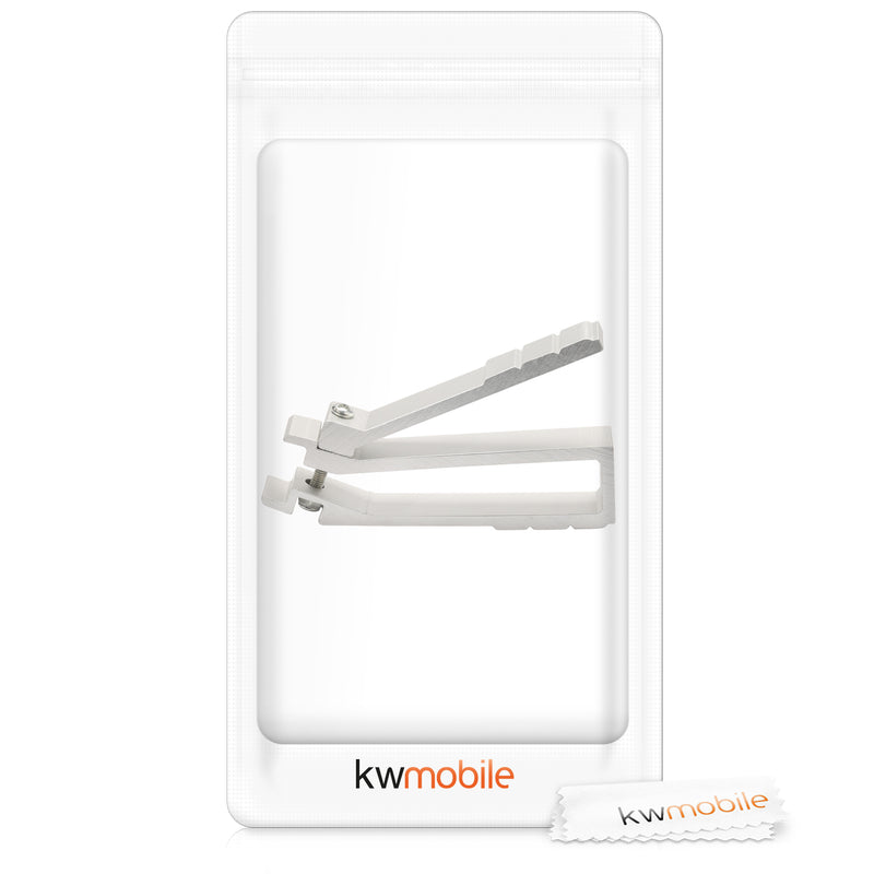 kwmobile Zange für Käfigmuttern - einfacher Einbau in 10 Zoll 19 Zoll Racks - Käfigmutter Werkzeug - Silber / 1