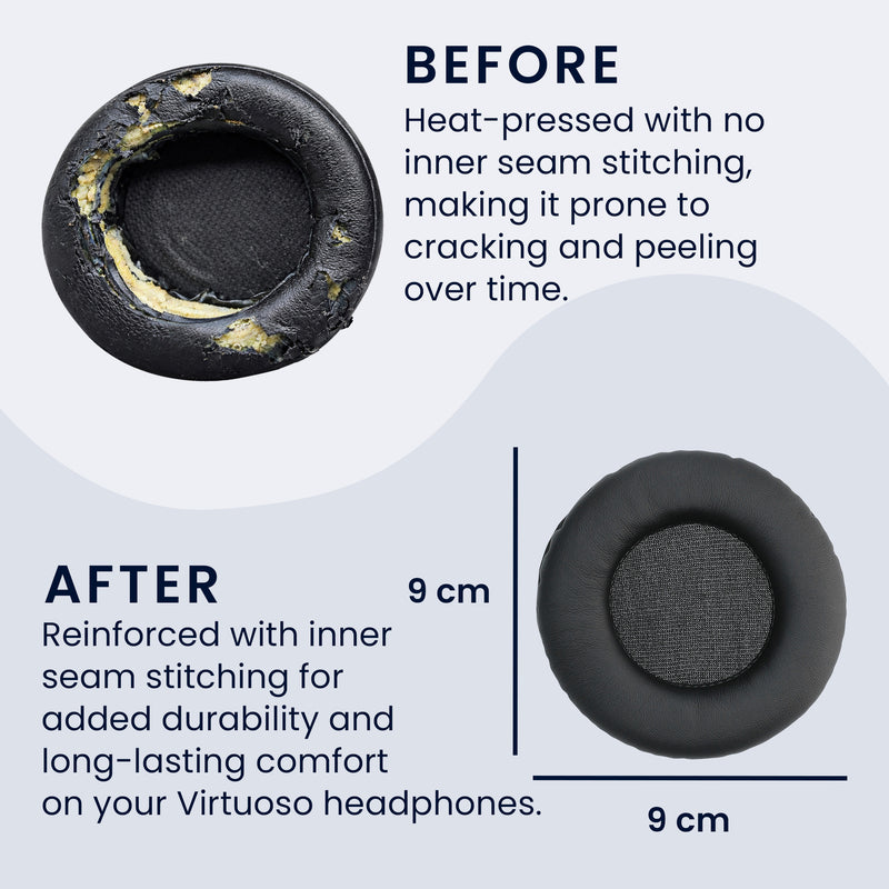 kwmobile Ear Pads for Pioneer HDJ-1000/HDJ-2000/HDJ-1500 Earpads Replacement Headphone Replacement Parts Headphone Replacement Pads Over Ear Headphones