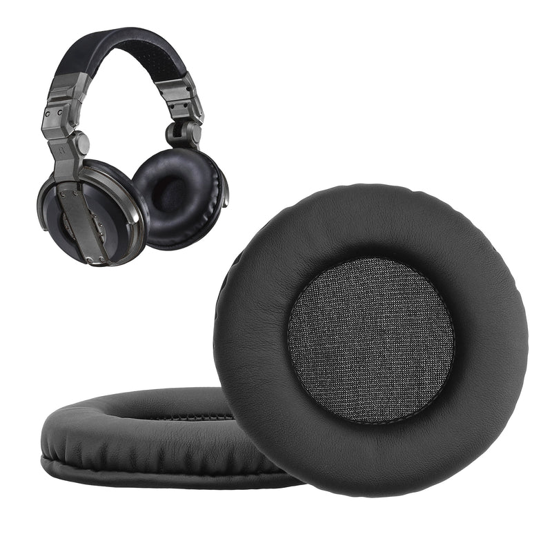 kwmobile 2x Ohr Polster für Pioneer HDJ-1000/HDJ-2000/HDJ-1500 Ohrpolster - Ersatz Ohrpolster - Kopfhörer Ersatzteile - Kopfhörer Ersatzpolster für Over Ear Headphones Schwarz  