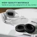 kwmobile Ear Pads for Sennheiser HD215 /HD225 /HD205 II /HD 4.40 BT Ear Cushions Replacement Ear Pads Headphone Spare Parts Headphone Replacement Pads Over Ear Headphones