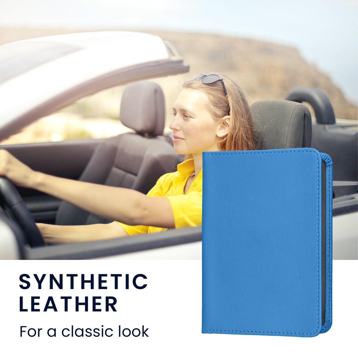 kwmobile Vehicle Registration Holder with Card Slots