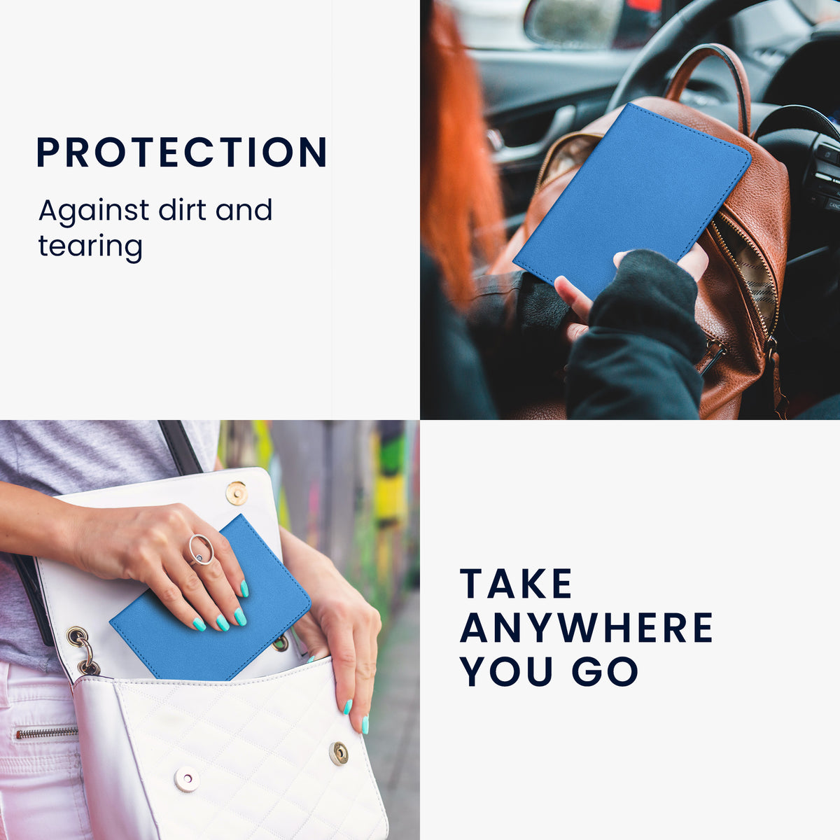 kwmobile Vehicle Registration Holder with Card Slots