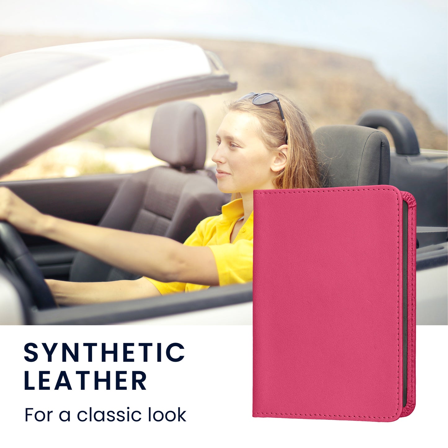 kwmobile Vehicle Registration Holder with Card Slots