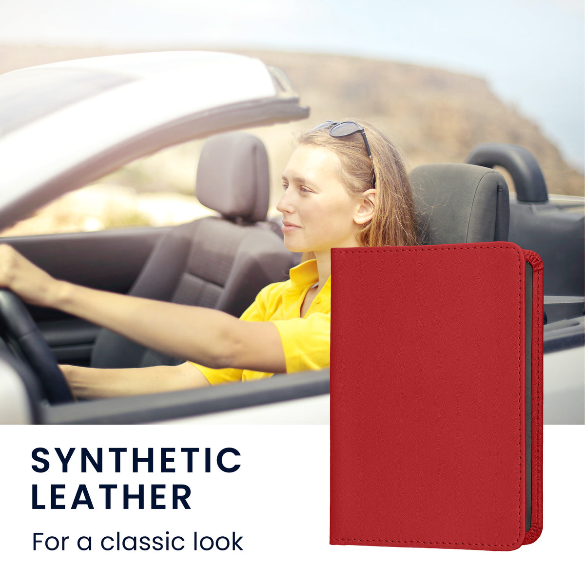 kwmobile Vehicle Registration Holder with Card Slots