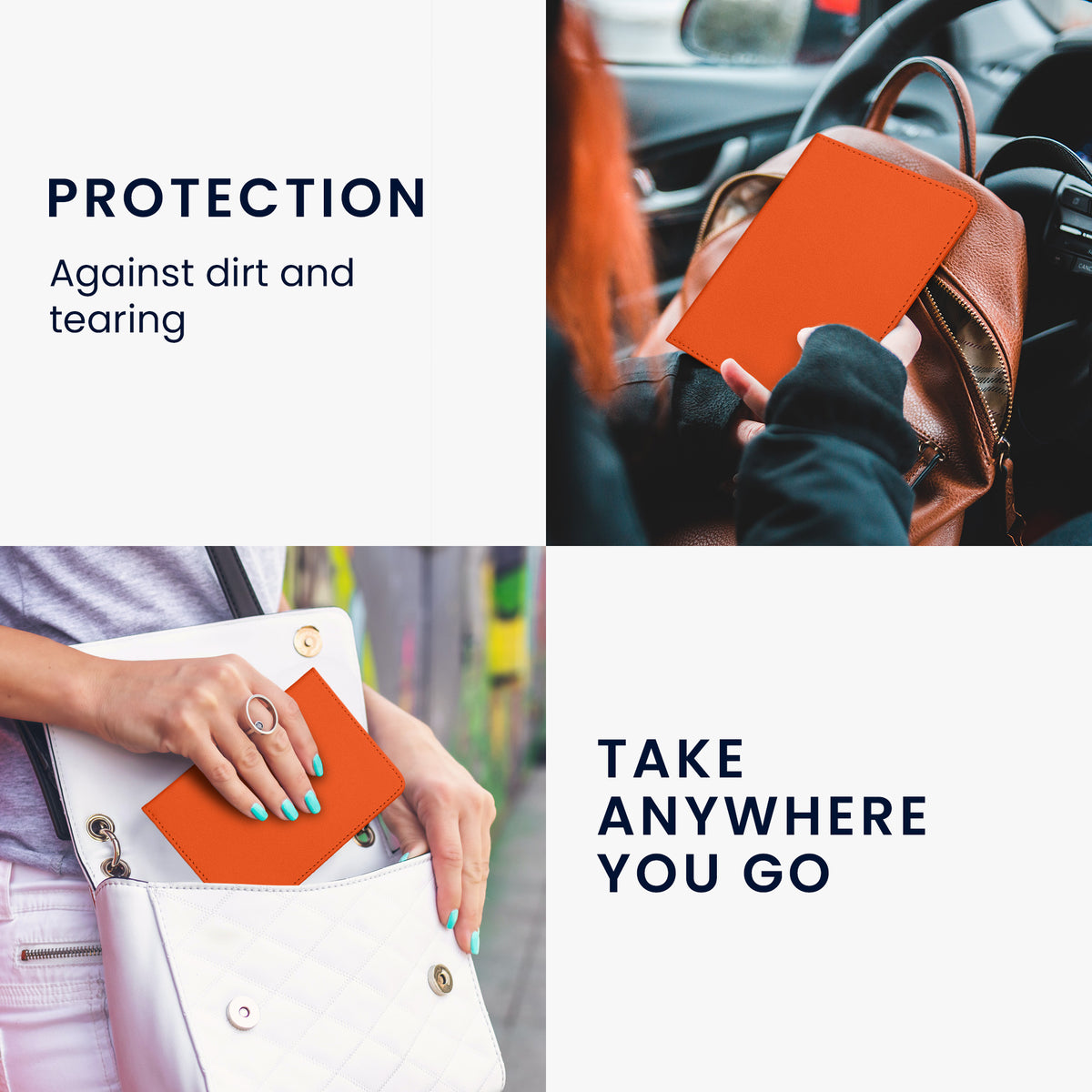 kwmobile Vehicle Registration Holder with Card Slots