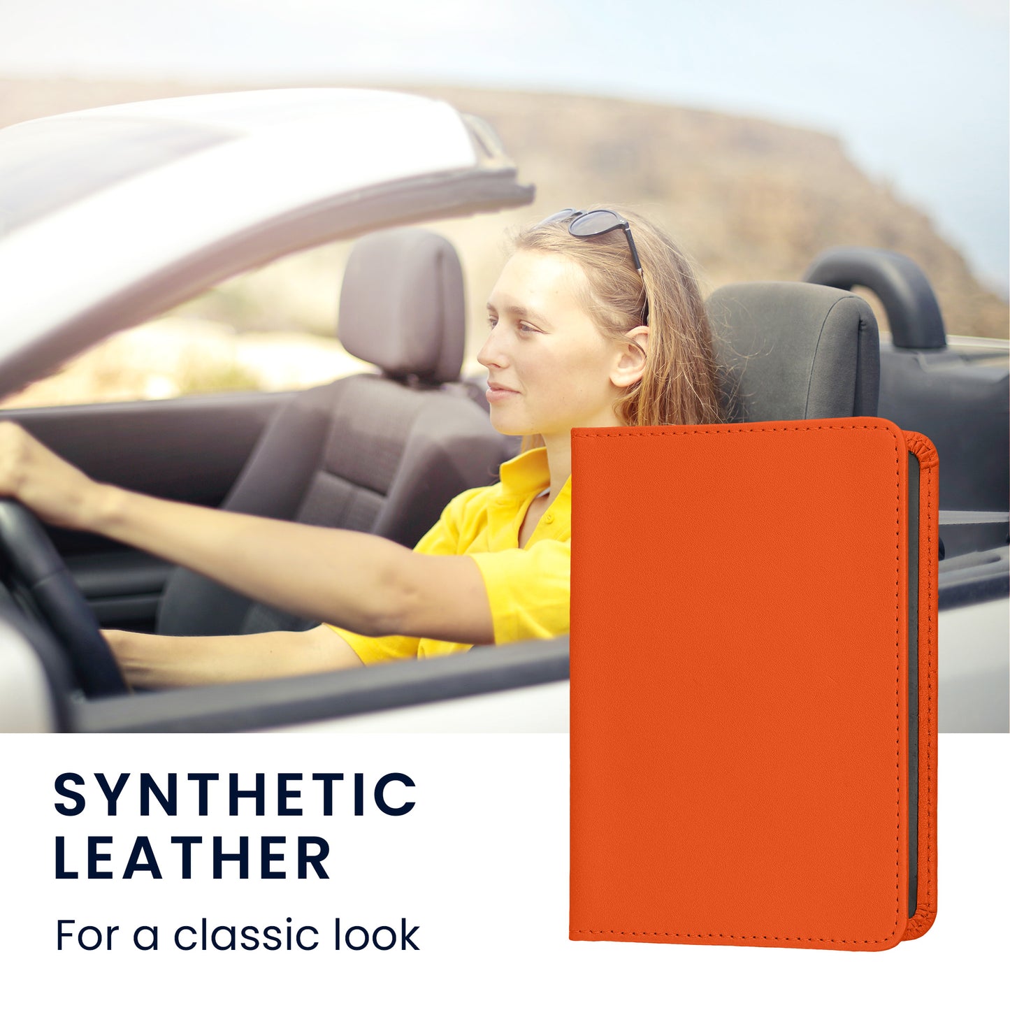 kwmobile Vehicle Registration Holder with Card Slots