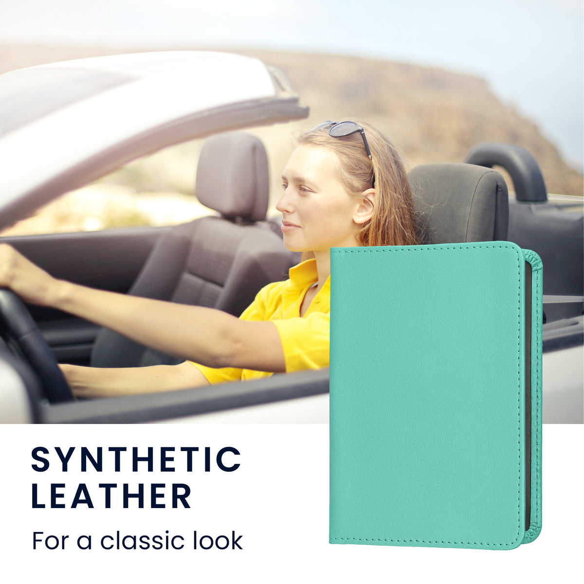 kwmobile Vehicle Registration Holder with Card Slots