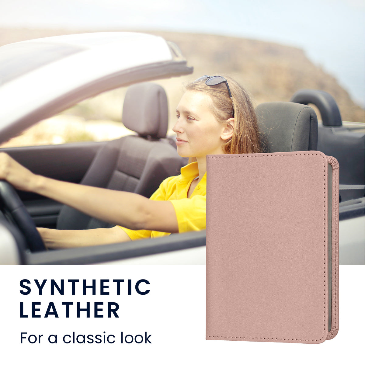 kwmobile Vehicle Registration Holder with Card Slots