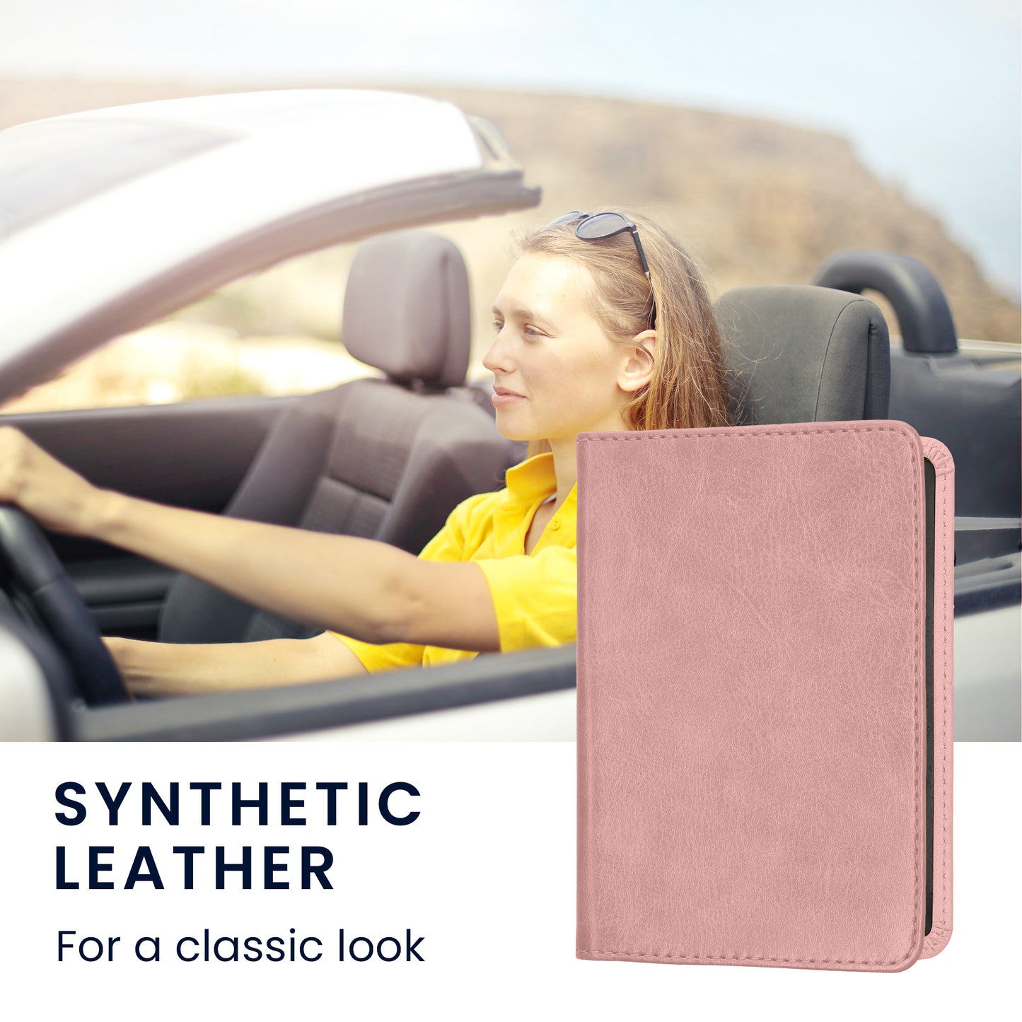 kwmobile Vehicle Registration Holder with Card Slots