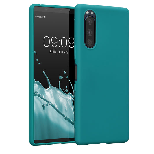 kwmobile Phone Case for Sony Xperia 5 - Wireless Charging - Protective Cover