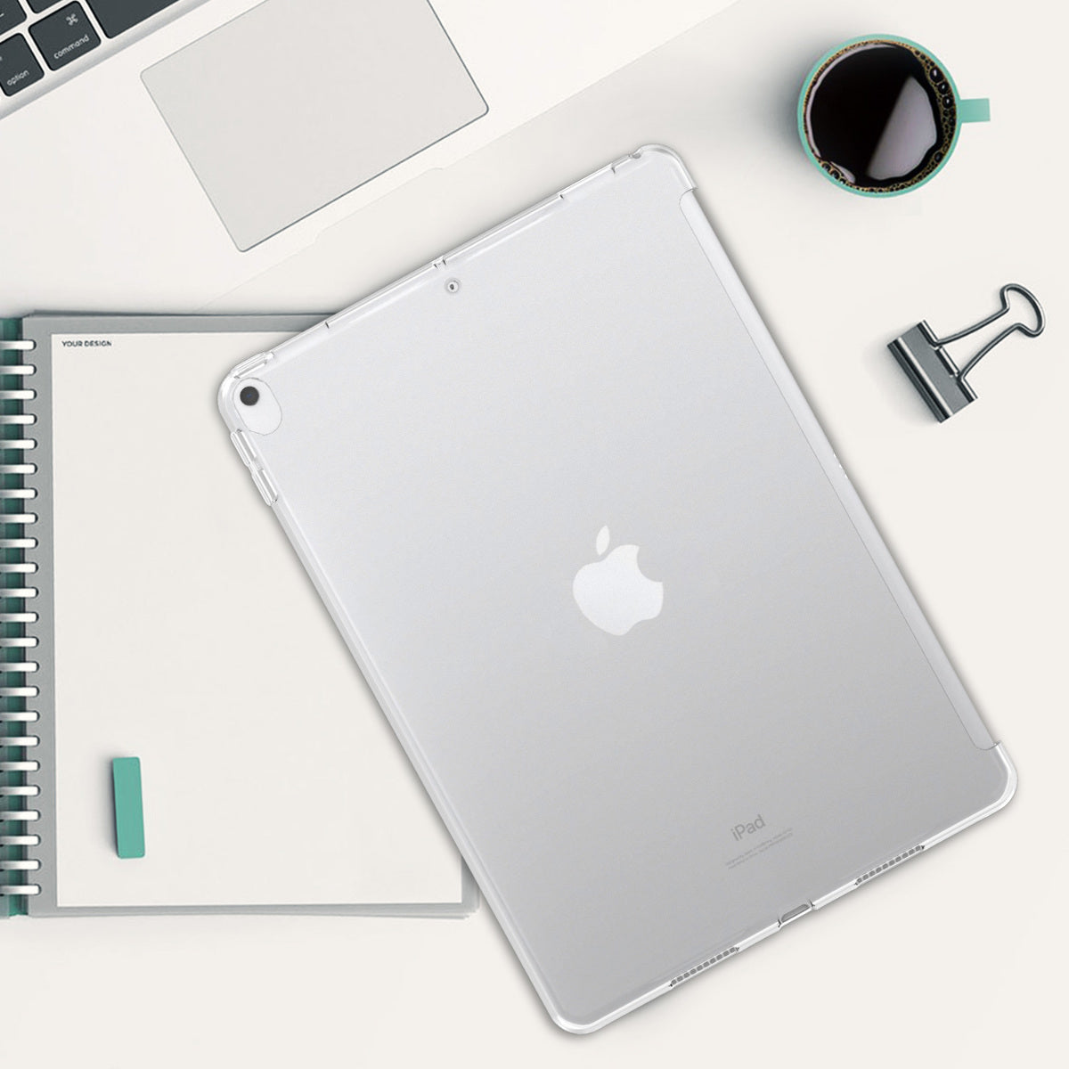 kwmobile Case Compatible with Apple iPad Air 3 (2019) - Tablet Cover - Tab Case Silicone Protective Cover