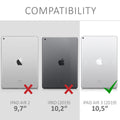 kwmobile Case Compatible with Apple iPad Air 3 (2019) - Tablet Cover - Tab Case Silicone Protective Cover