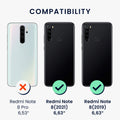 kwmobile Phone Case for Xiaomi Redmi Note 8 (2019 / 2021) Case - Silicone Case - Protective Cover