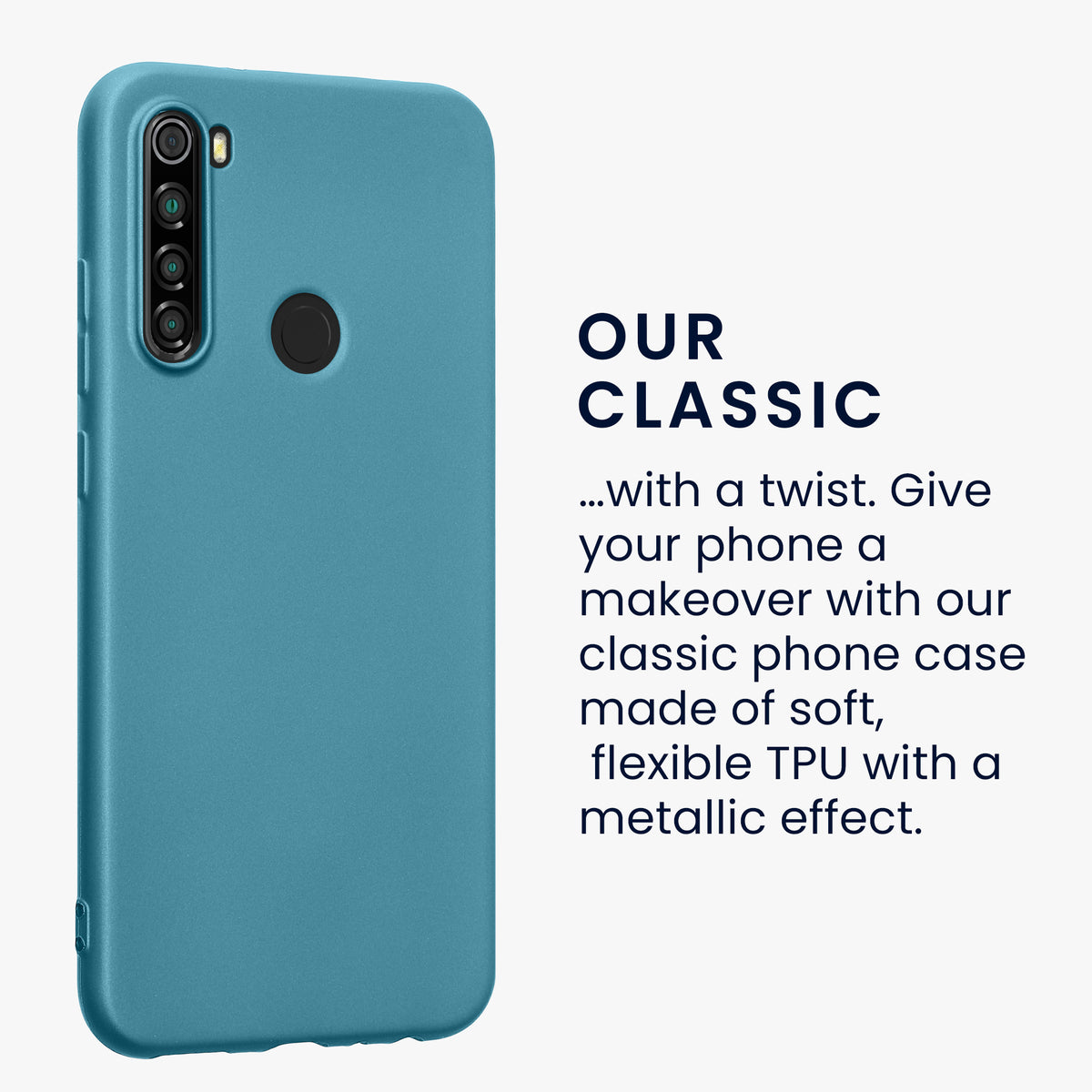kwmobile Phone Case for Xiaomi Redmi Note 8 (2019 / 2021) Case - Silicone Case - Protective Cover
