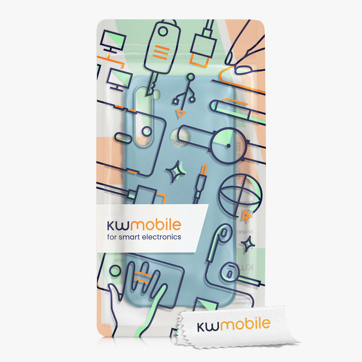 kwmobile Phone Case for Xiaomi Redmi Note 8 (2019 / 2021) Case - Silicone Case - Protective Cover