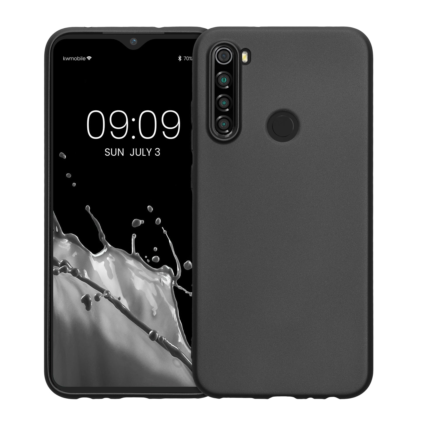 kwmobile Phone Case for Xiaomi Redmi Note 8 (2019 / 2021) Case - Silicone Case - Protective Cover