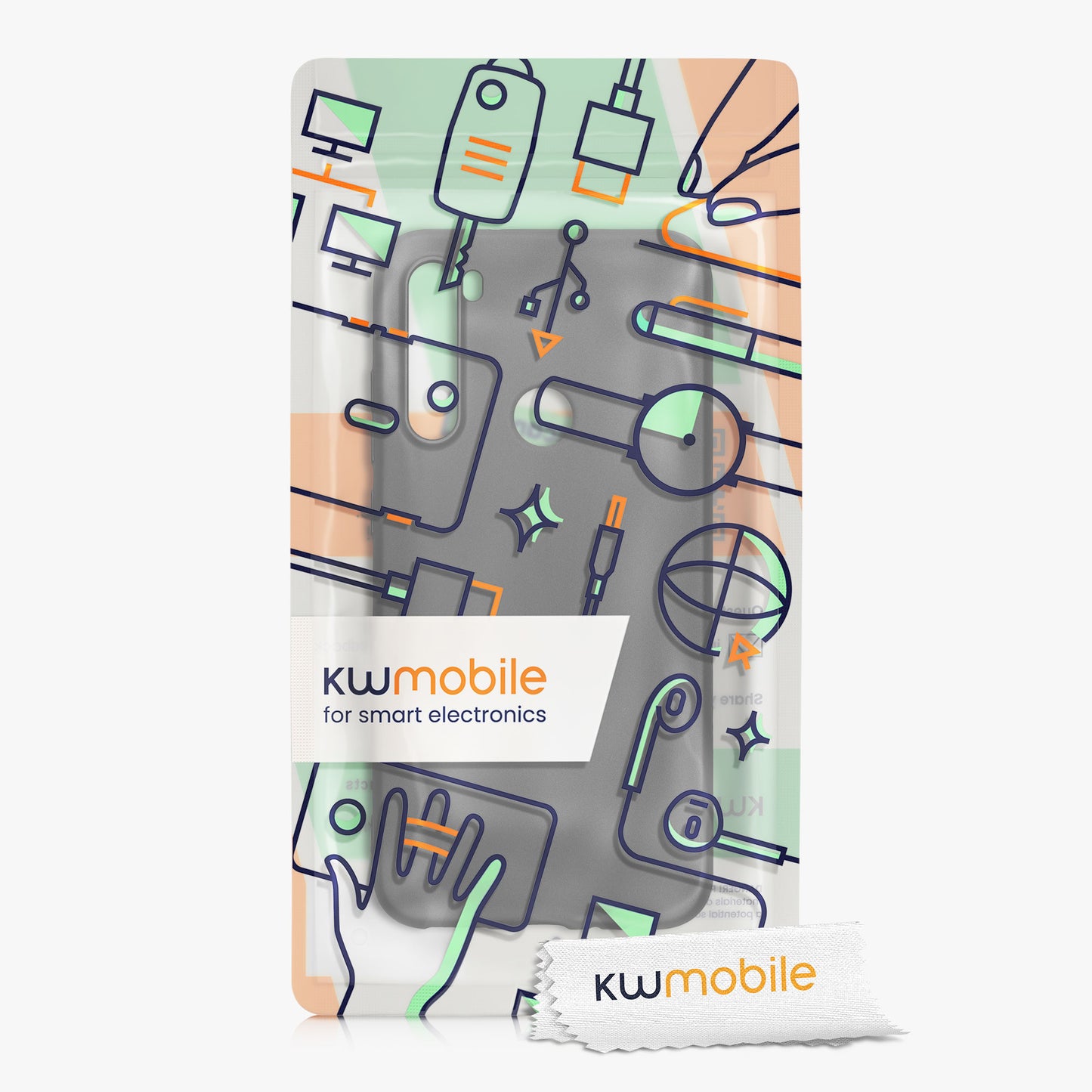 kwmobile Phone Case for Xiaomi Redmi Note 8 (2019 / 2021) Case - Silicone Case - Protective Cover