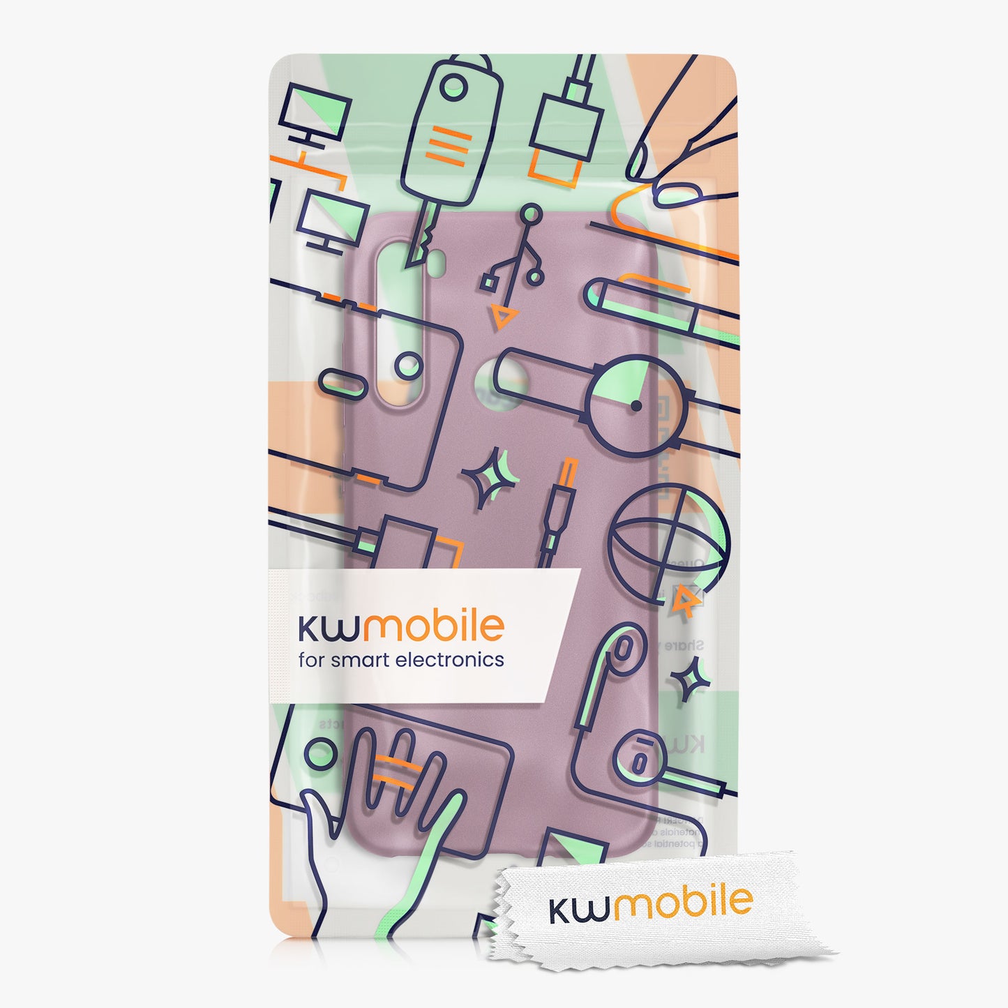 kwmobile Phone Case for Xiaomi Redmi Note 8 (2019 / 2021) Case - Silicone Case - Protective Cover