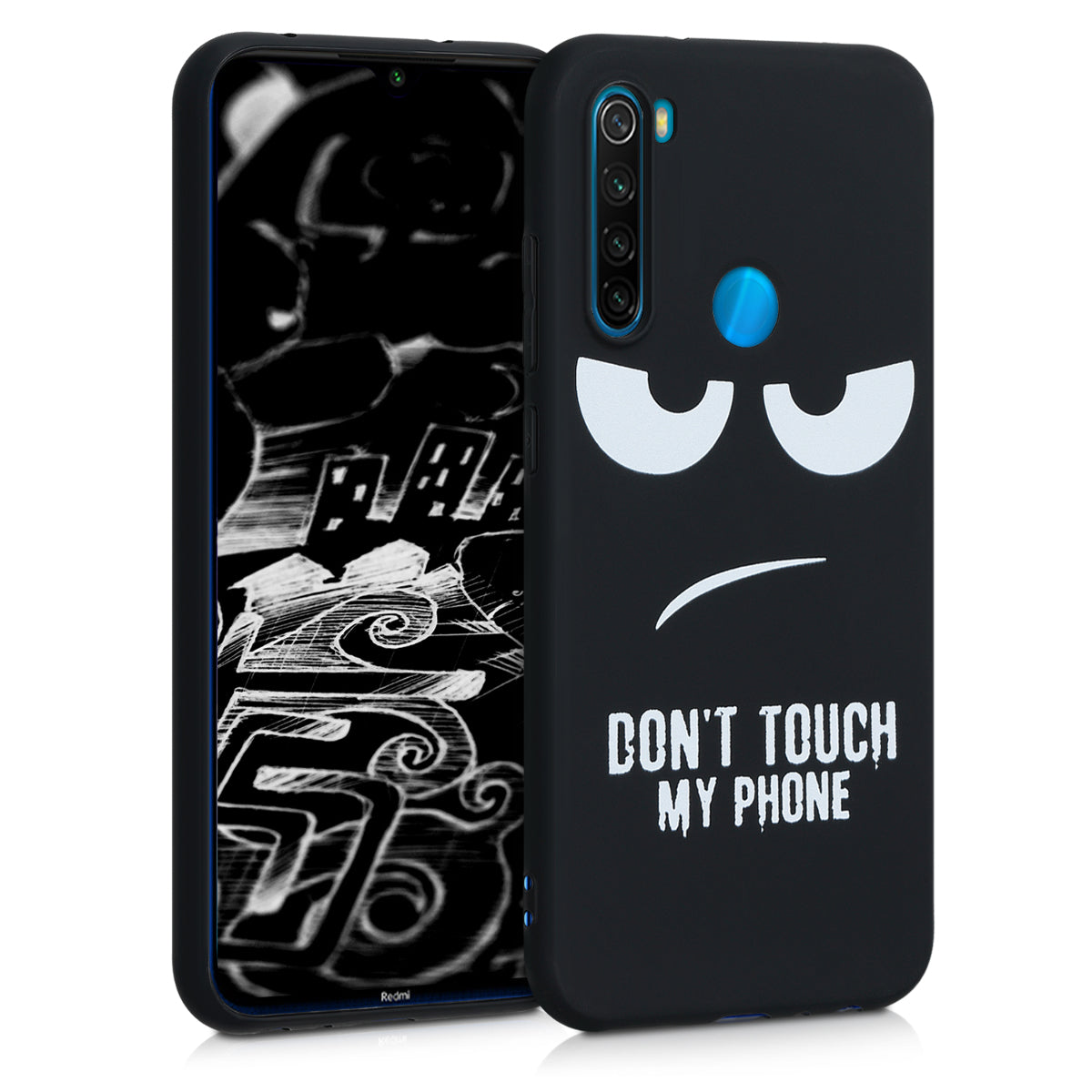 kwmobile Case Compatible with Xiaomi Redmi Note 8 (2019 / 2021) - Silicone Phone Case