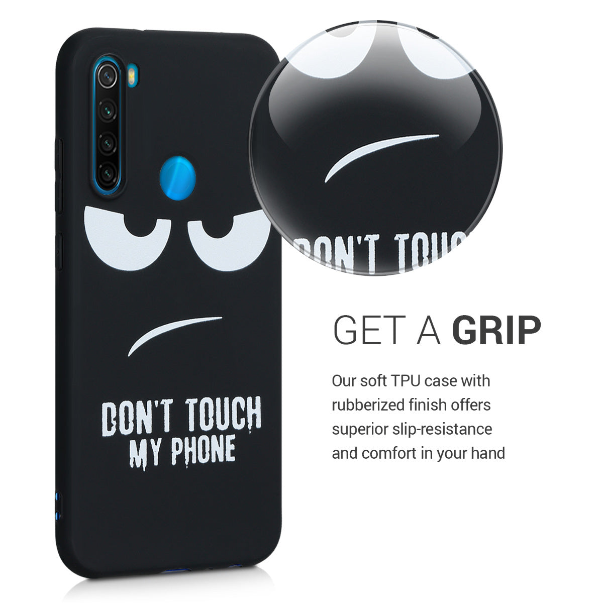 kwmobile Case Compatible with Xiaomi Redmi Note 8 (2019 / 2021) - Silicone Phone Case
