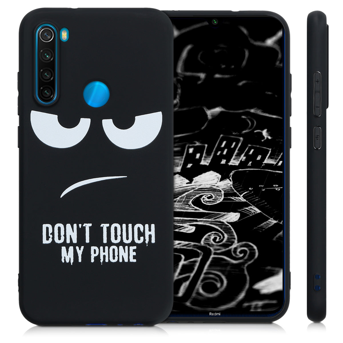 kwmobile Case Compatible with Xiaomi Redmi Note 8 (2019 / 2021) - Silicone Phone Case