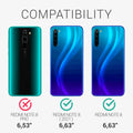 kwmobile Case Compatible with Xiaomi Redmi Note 8 (2019 / 2021) - Silicone Phone Case