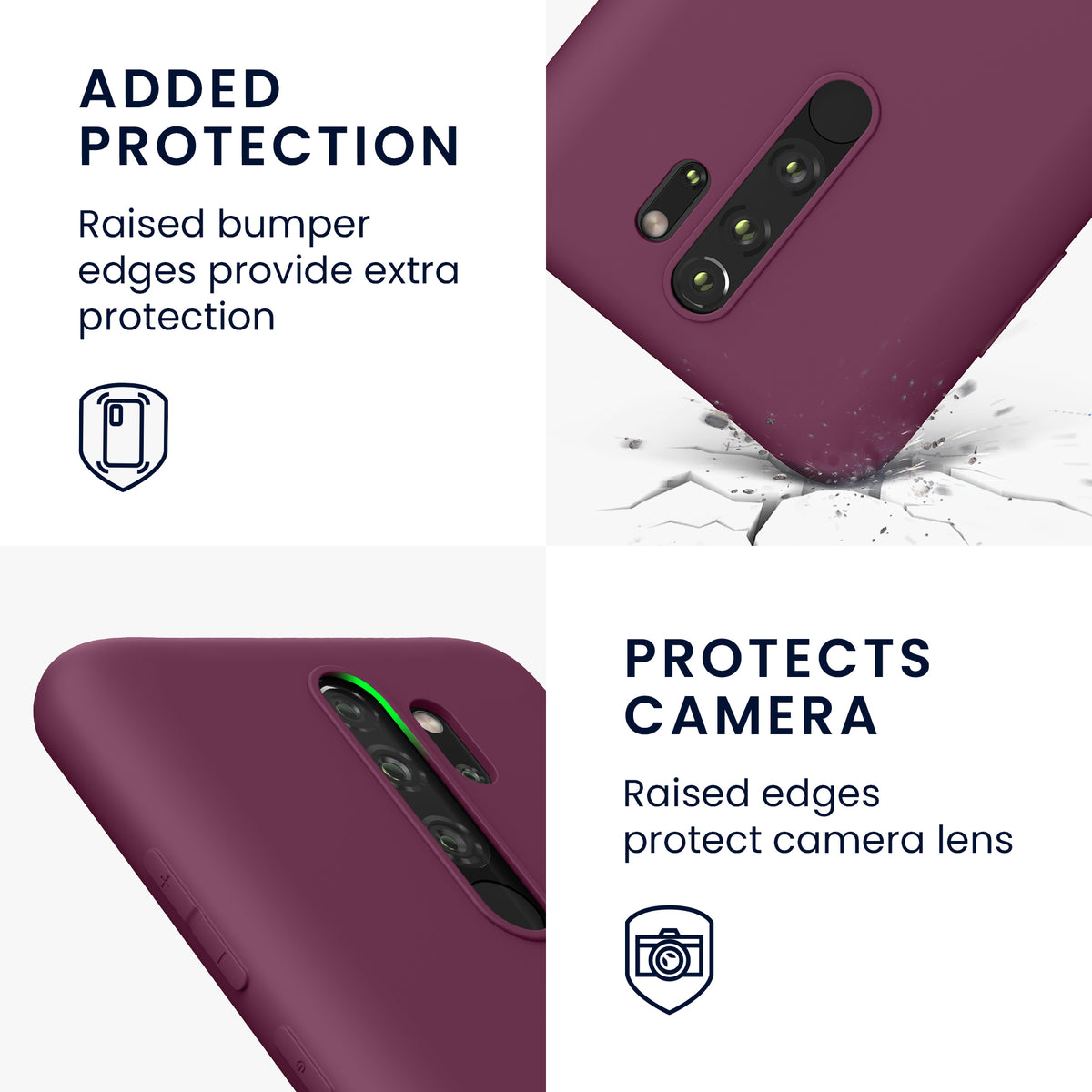 Xiaomi Redmi Note 8 Pro Phone Case Matte Silicone
