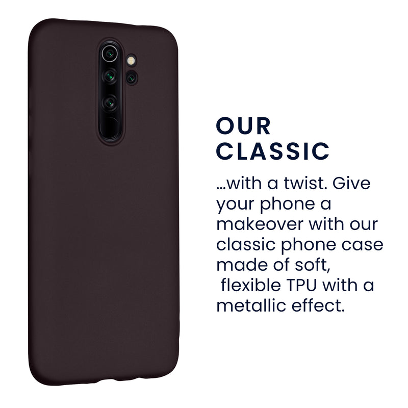 Xiaomi Redmi Note 8 Pro Metallic Silicone Phone Case
