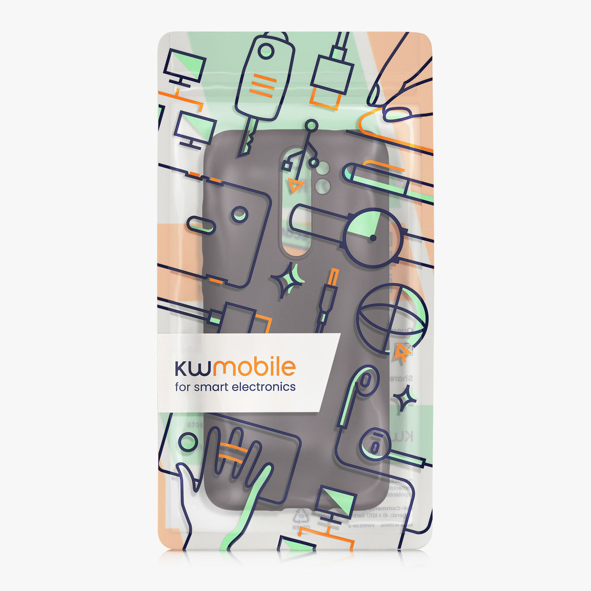 Xiaomi Redmi Note 8 Pro Metallic Silicone Phone Case