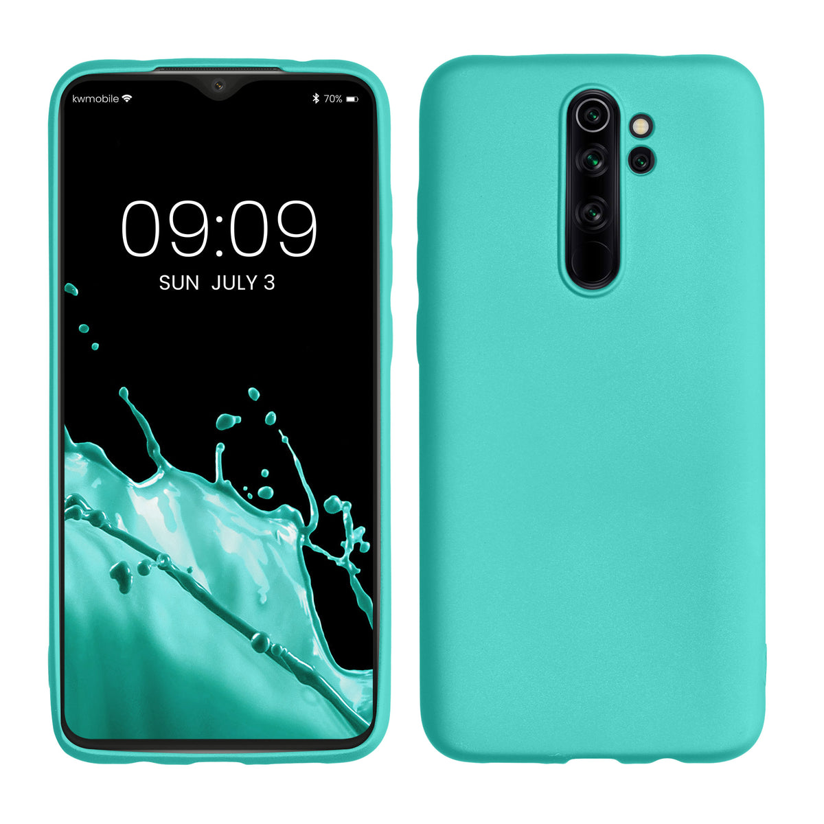Xiaomi Redmi Note 8 Pro Metallic Silicone Phone Case