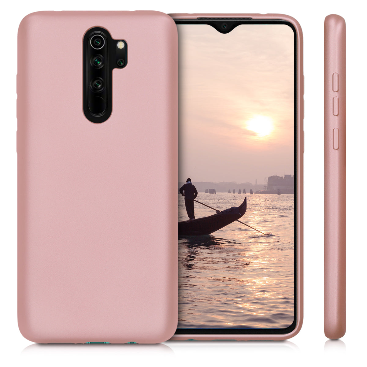 Xiaomi Redmi Note 8 Pro Metallic Silicone Phone Case