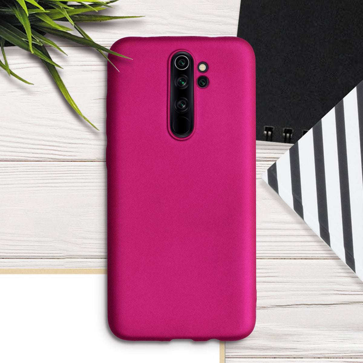 Xiaomi Redmi Note 8 Pro Metallic Silicone Phone Case
