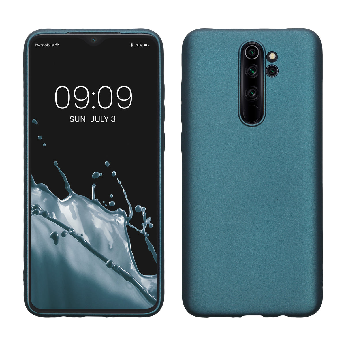 Xiaomi Redmi Note 8 Pro Metallic Silicone Phone Case