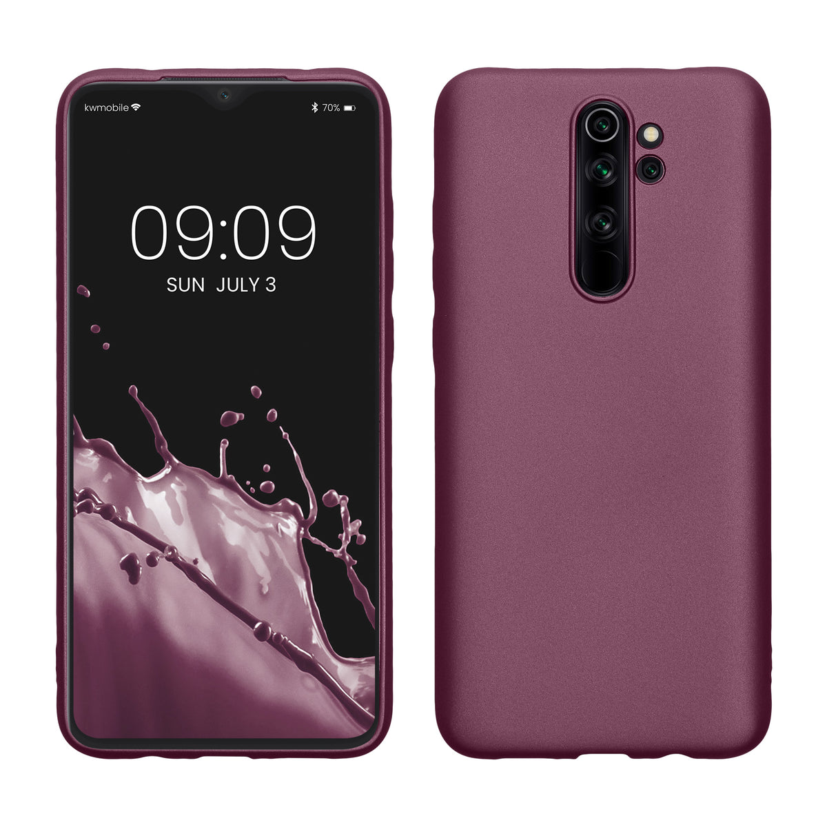 Xiaomi Redmi Note 8 Pro Metallic Silicone Phone Case