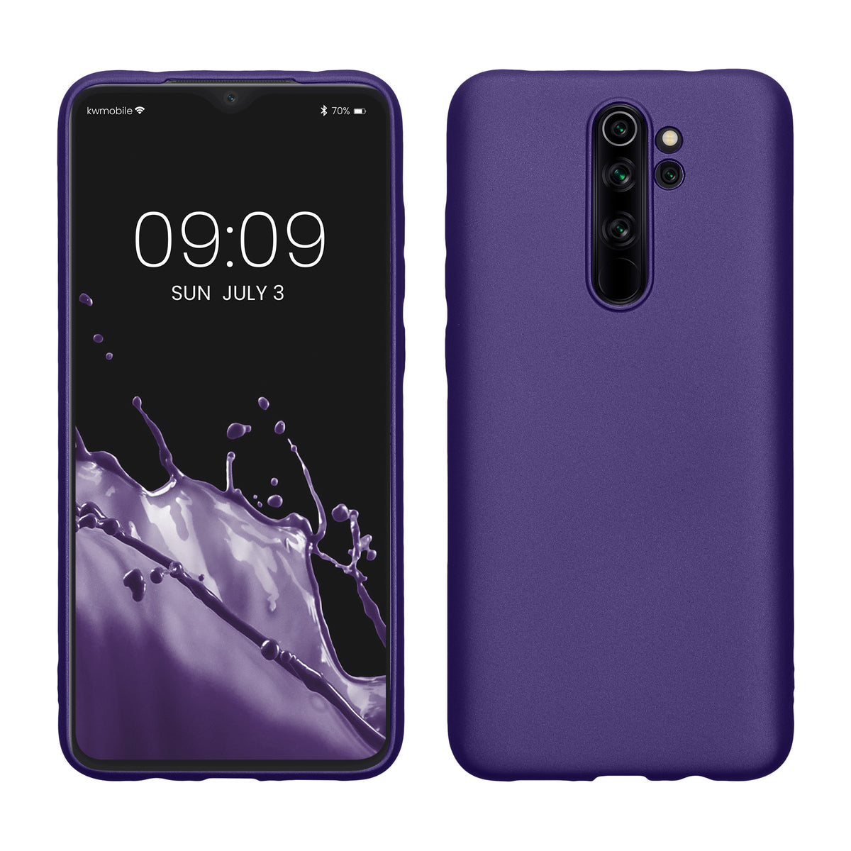 Xiaomi Redmi Note 8 Pro Metallic Silicone Phone Case