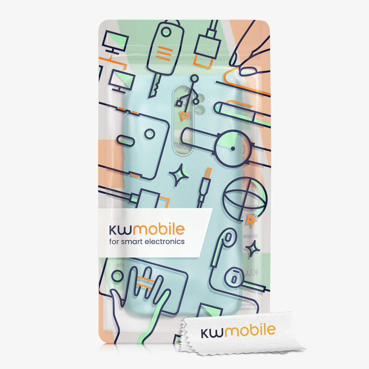 Xiaomi Redmi Note 8 Pro Metallic Silicone Phone Case