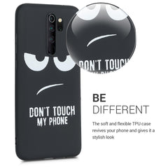Xiaomi Redmi Note 8 Pro Silikon Handyhülle Don't Touch My Phone