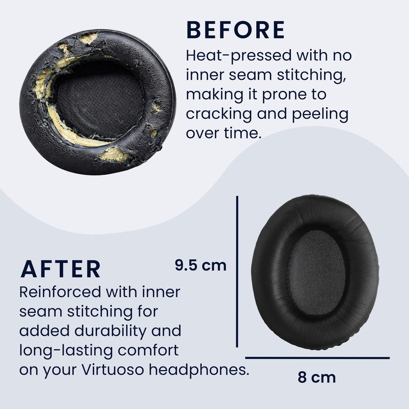 kwmobile Ear Pads for Philips Fidelio Ear Cushions Replacement Headphone Spare Parts Headphone Replacement Pads Over Ear Headphones