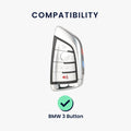 BMW 3-Button Smart Key Silicone Car Key Cover
